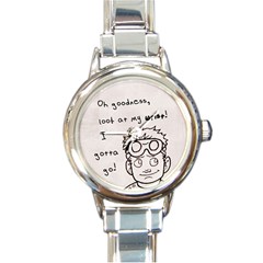 Dr. Horrible Watch - Round Italian Charm Watch
