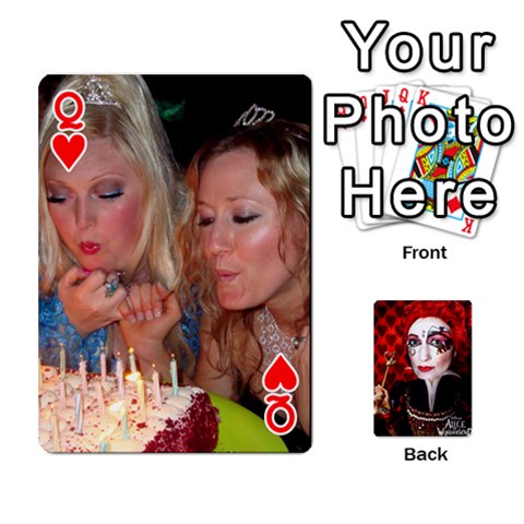 Queen Jesselynn s Birthday Cards! By Sheila O donnell Front - HeartQ