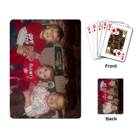 Playing Cards By Heather Parsons Back