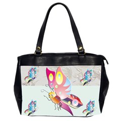 bolso mariposas - Oversize Office Handbag (2 Sides)