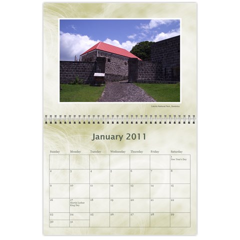Personal Calendar By Asha Vigilante Jan 2011