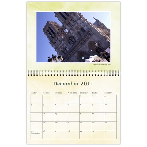 Personal Calendar By Asha Vigilante Dec 2011