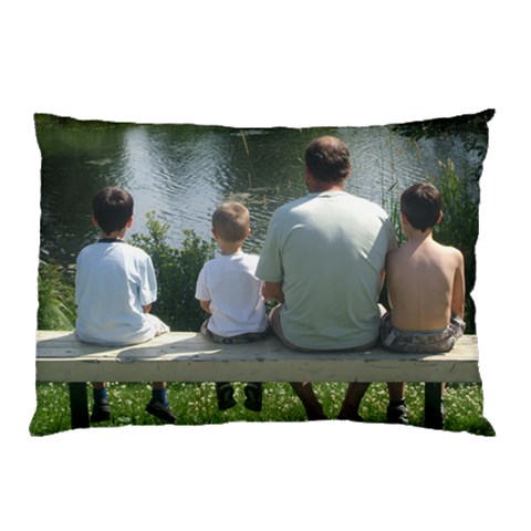 Bench By Pat 26.62 x18.9  Pillow Case