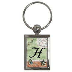 H keychain - Key Chain (Rectangle)