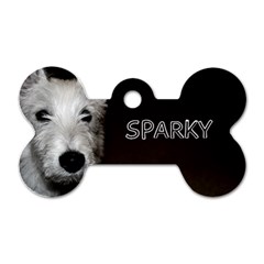 SPARKY - Dog Tag Bone (Two Sides)