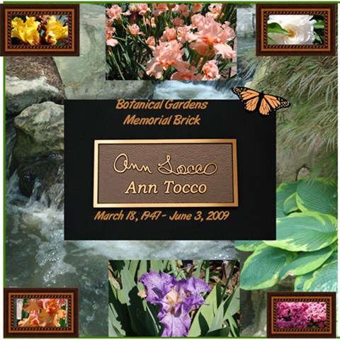 Ann s Brick/botanical Gardens By Janice 12 x12  Scrapbook Page - 1