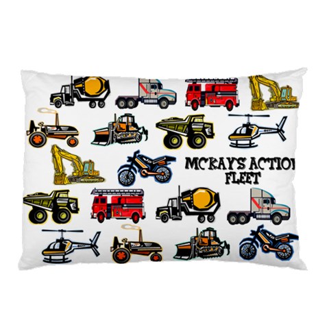 Vehiclepillowcase By Mary 26.62 x18.9  Pillow Case