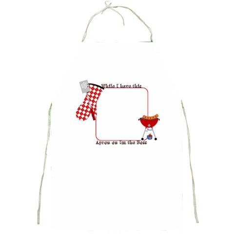 Funny Grill Apron By Brooke Front