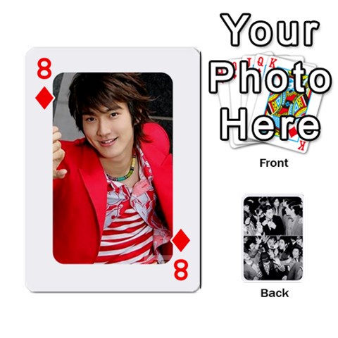 Suju Playing Cards By Mia Story Front - Diamond8