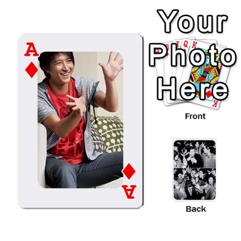 Ace Suju Playing Cards By Mia Story Front - DiamondA