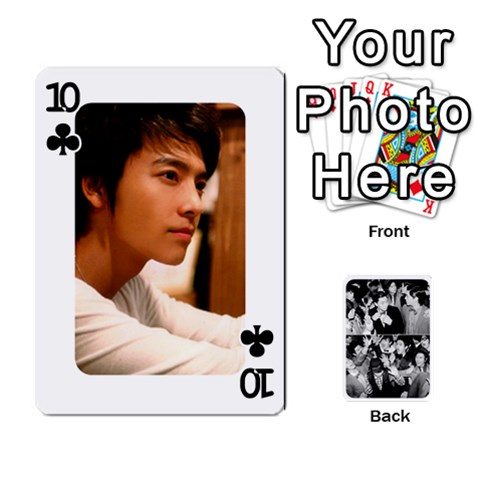 Suju Playing Cards By Mia Story Front - Club10