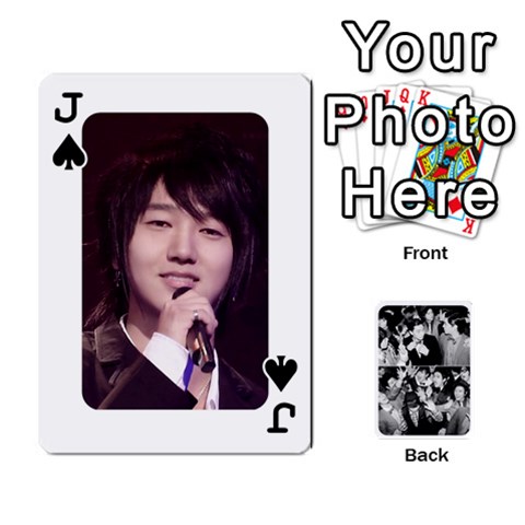 Jack Suju Playing Cards By Mia Story Front - SpadeJ