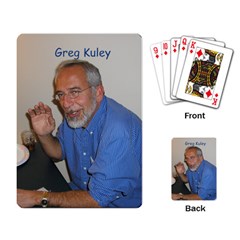 07/06/2010 Greg with text - Playing Cards Single Design (Rectangle)