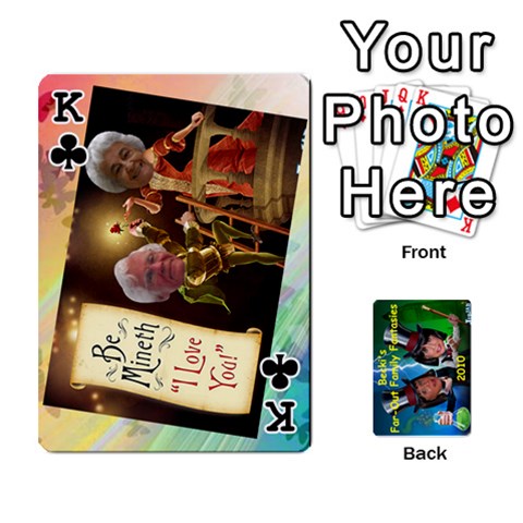 King Becki s Jibjab Cards #1 By R K  Felton Front - ClubK