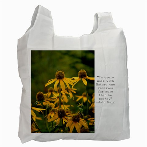 Wildflower Recycle Bag By Lesliefavs Gmail Com Front