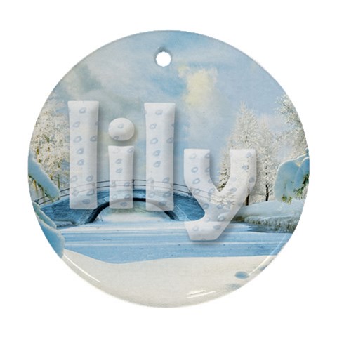 Lily Ornament By Lily Hamilton Back