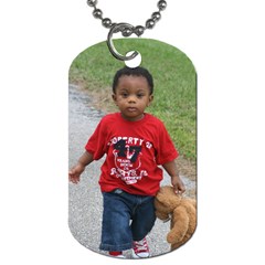 bj - Dog Tag (One Side)