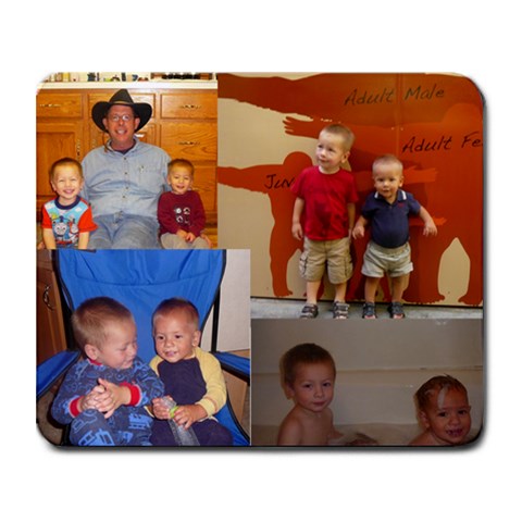 Boys Mouse By Sarah Maya 9.25 x7.75  Mousepad - 1