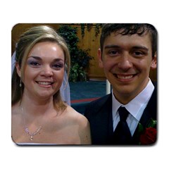 Cody and Sarah: Wedding Day - Large Mousepad