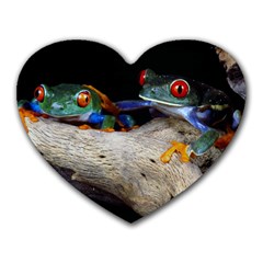 I love Frogs - Heart Mousepad