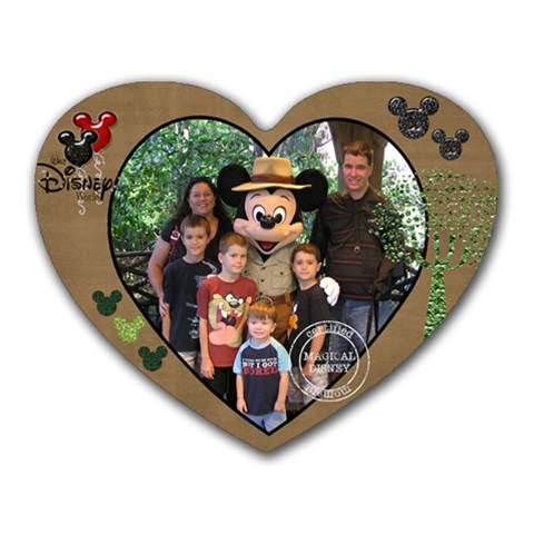 Mickey Mousepad By Dianne Nicholls Front