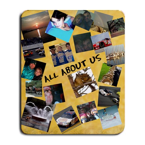 All About Us By Flo Dawdy 9.25 x7.75  Mousepad - 1