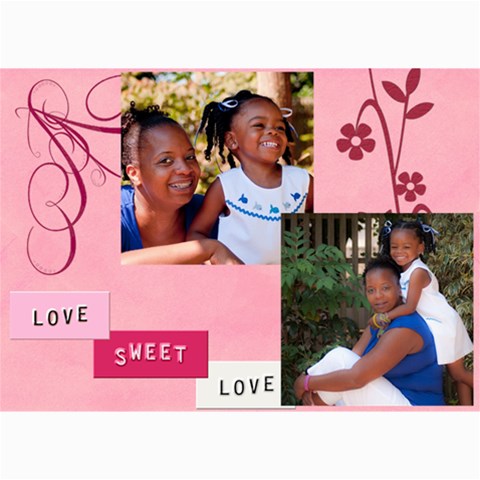 Denise And Abree By Tambra 7 x5  Photo Card - 8