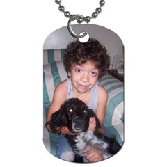 Sassy and Andrew - Dog Tag (One Side)
