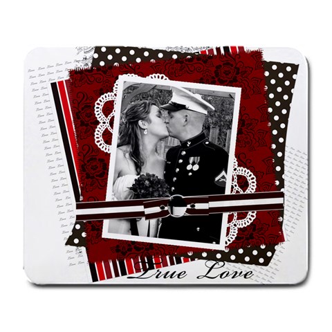 True Love Mouse Pad By Holly Delahaye Front
