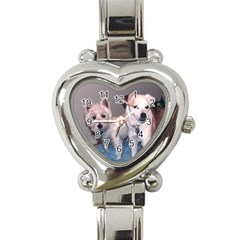 Emmy-n-Mo Watch - Heart Italian Charm Watch