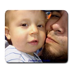 Jackson and Daddy - Collage Mousepad