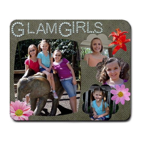 Glam Girls By Shenelle Skinner Mabey 9.25 x7.75  Mousepad - 1
