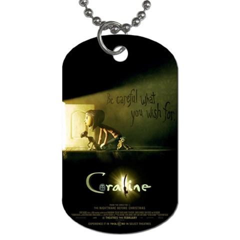 Coraline Dogtag By Mia Story Back