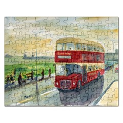 Northern Routemaster bus jigsaw - Jigsaw Puzzle (Rectangular)