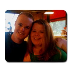 me and brian - Collage Mousepad