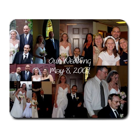 Our Wedding By Nicole Schuller Cramer 9.25 x7.75  Mousepad - 1