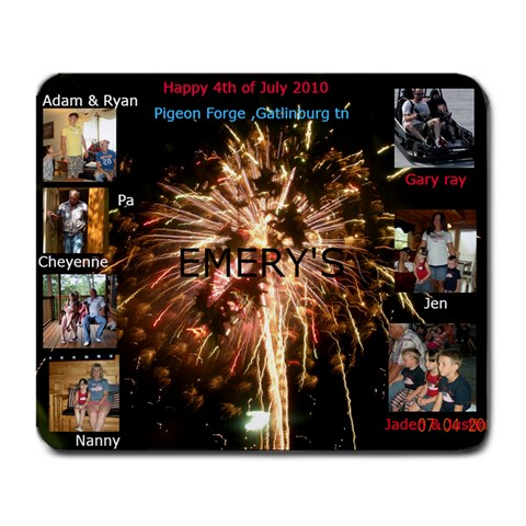 July Mouse Pad By Angela Emery Front