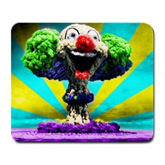 nuclear clown - Large Mousepad
