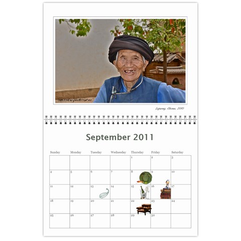 Calendar By Vanessa Sep 2011