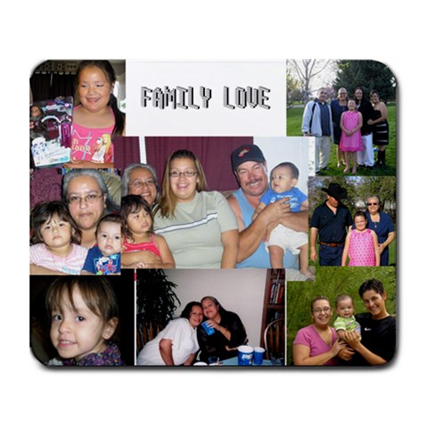 Family Love By Lavette Cruz 9.25 x7.75  Mousepad - 1