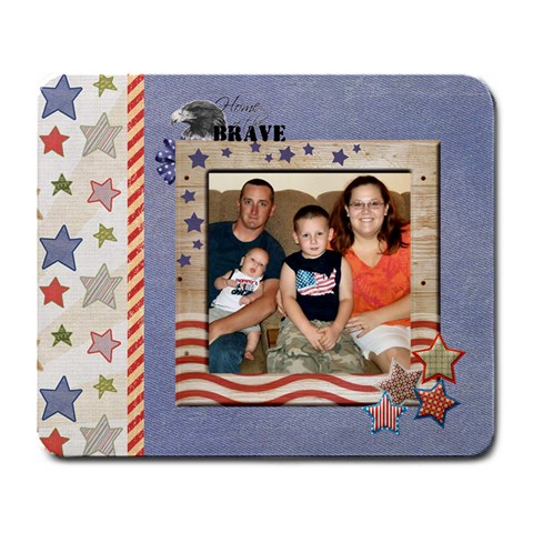 4th Of July Family Mousepad By Summer Front