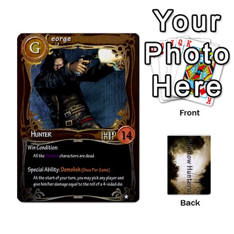 Shadow Hunters Cards By Brian M Front - Heart8