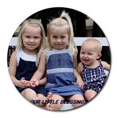 schlicher girls mouse pad - Round Mousepad