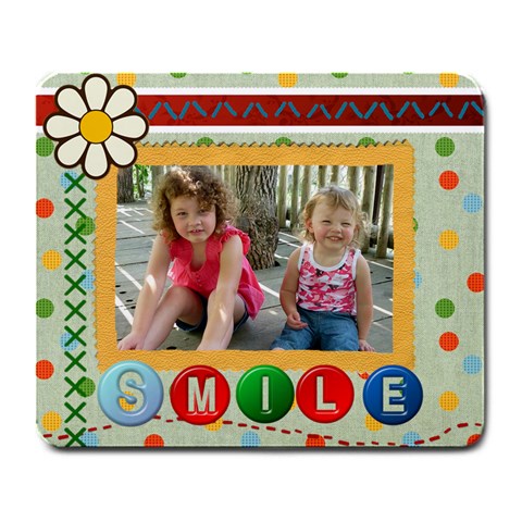  smile  Mousepad By Sandy Front
