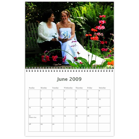 Wedding Calender By Lisa Jun 2009