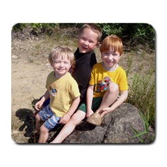 from our camping trip... - Large Mousepad