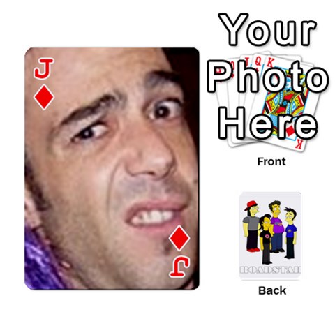 Jack Roadstar Playing Cards By Jay Page Front - DiamondJ