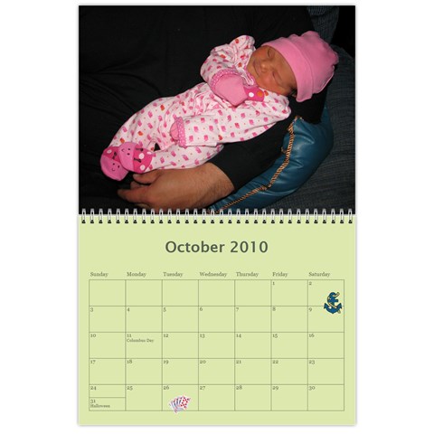 Sydnie Calender By Diana Davis Oct 2010