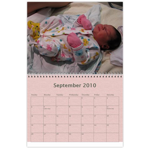 Sydnie Calender By Diana Davis Sep 2010