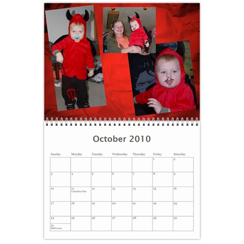 Calendar By Babyblueangel Oct 2010